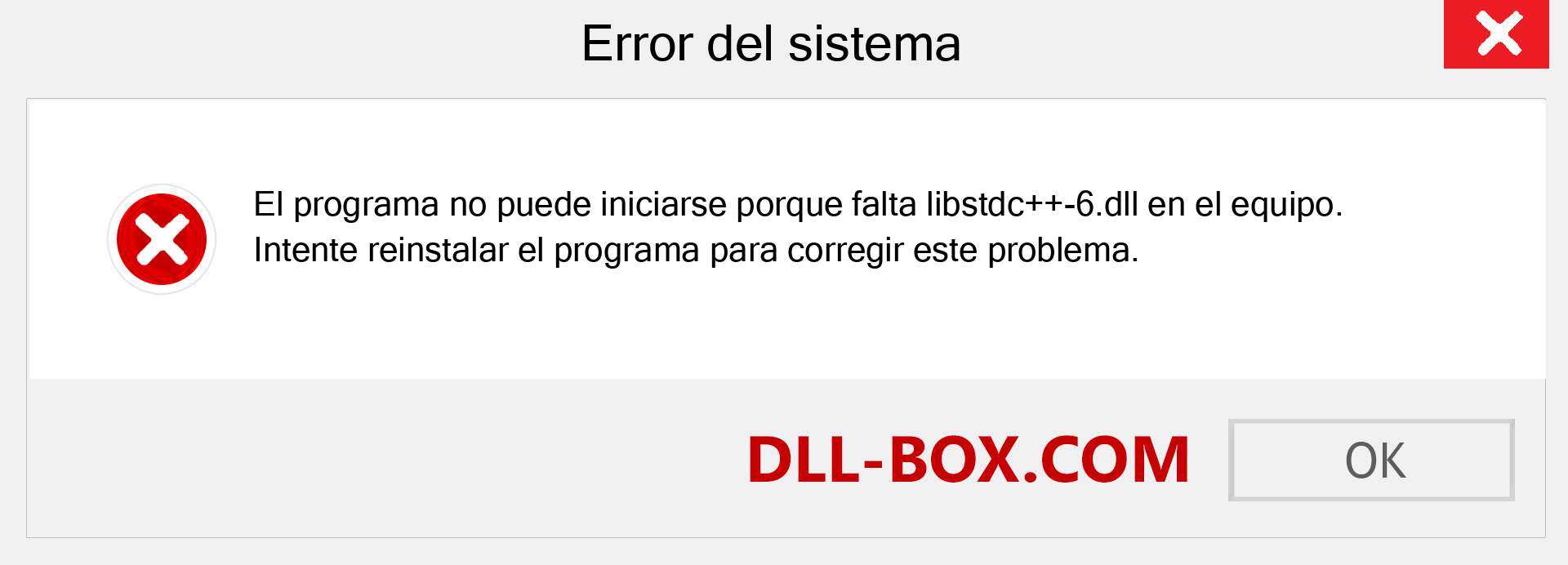 ¿Falta el archivo libstdc++-6.dll ?. Descargar para Windows 7, 8, 10 - Corregir libstdc++-6 dll Missing Error en Windows, fotos, imágenes